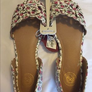 SO Loach Floral Flats